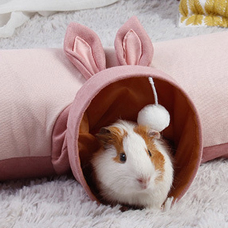 Small Pet Tunnel Guinea Pig Toys Ferret Play Tunnels Tubes for Rabbits Hedgehog Rat Chinchillas