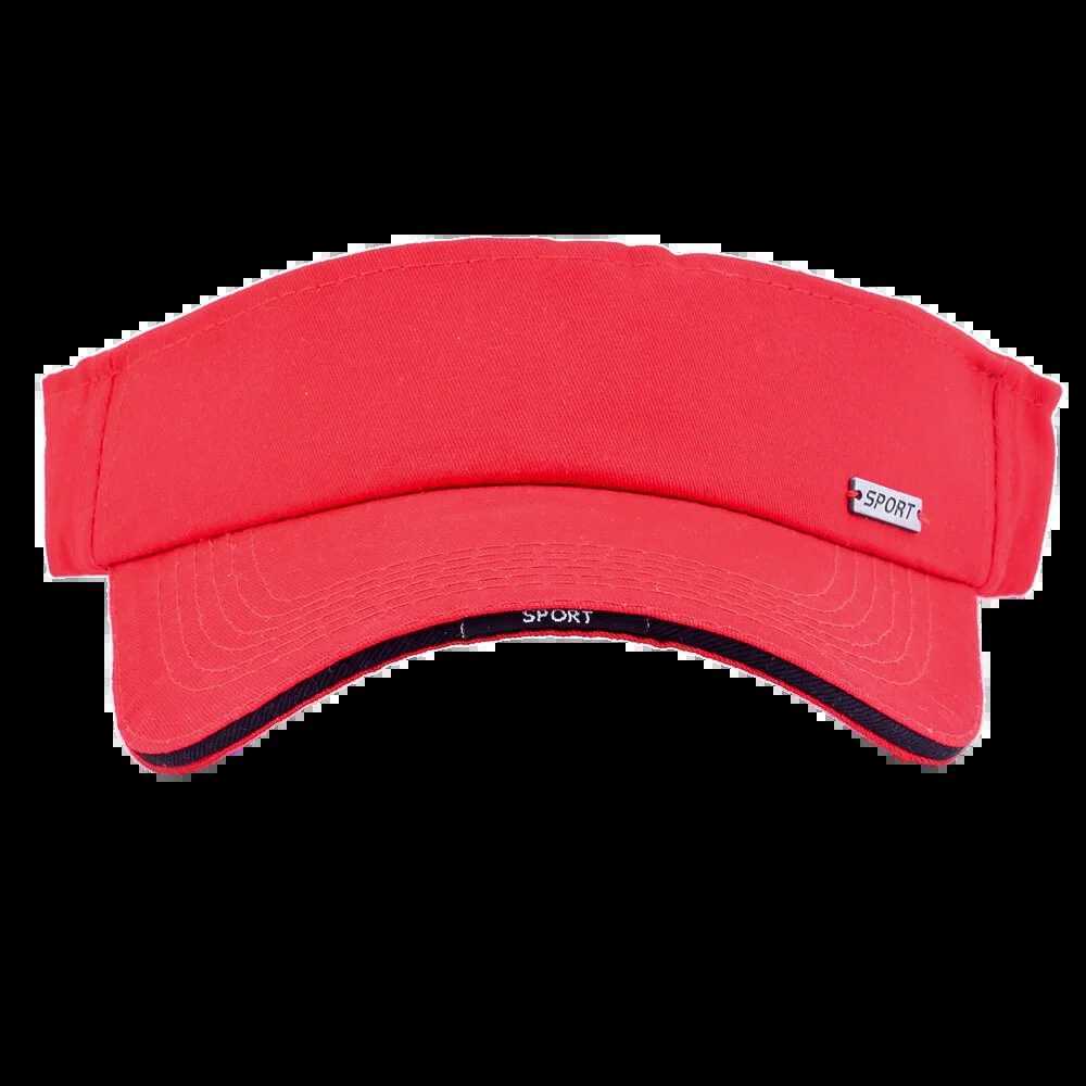 Visors Ball Caps Zomerzon Visor Caps voor mannen Dames Sport Badge Sand Bill Cool Visors Red Wit Zwart Geel Geel Khaki Jogging Tennis Wandelen 240412