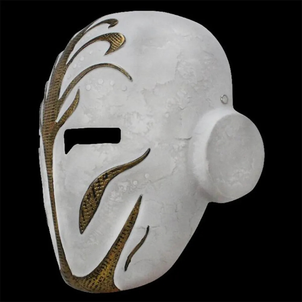 Jedi Fallen Samurai Mask Mask Halloween Makeup Ball Ball Party Party Play Play Prop Resin 240328