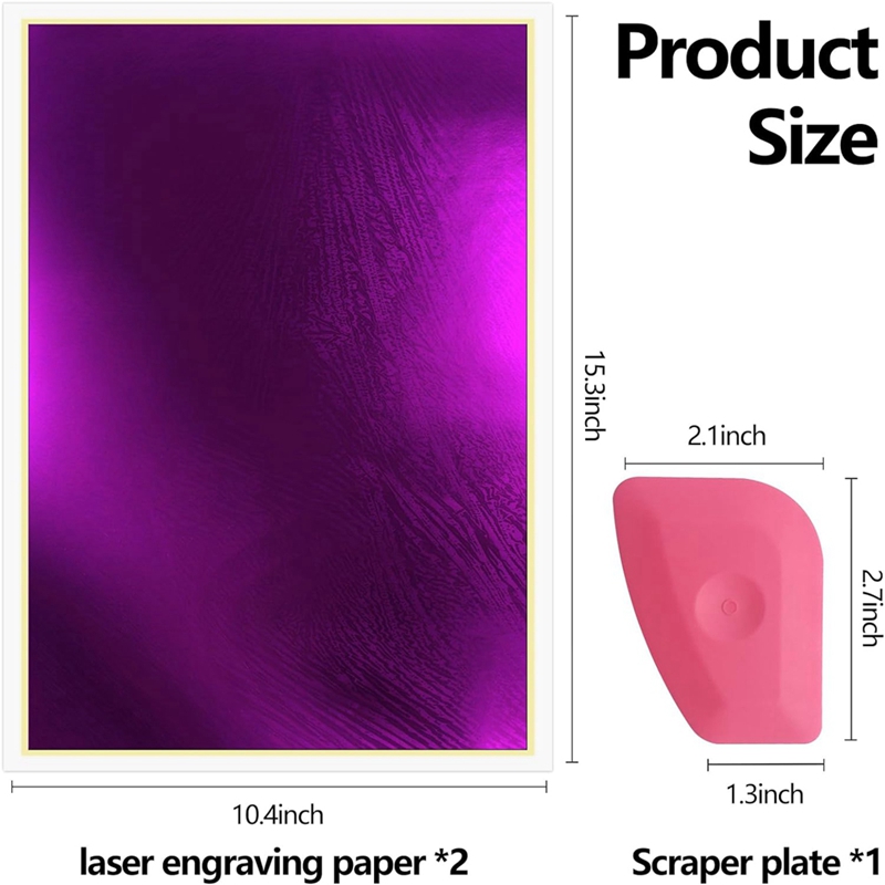 ورقة ألوان نقش بالليزر ، 15.3 و 10