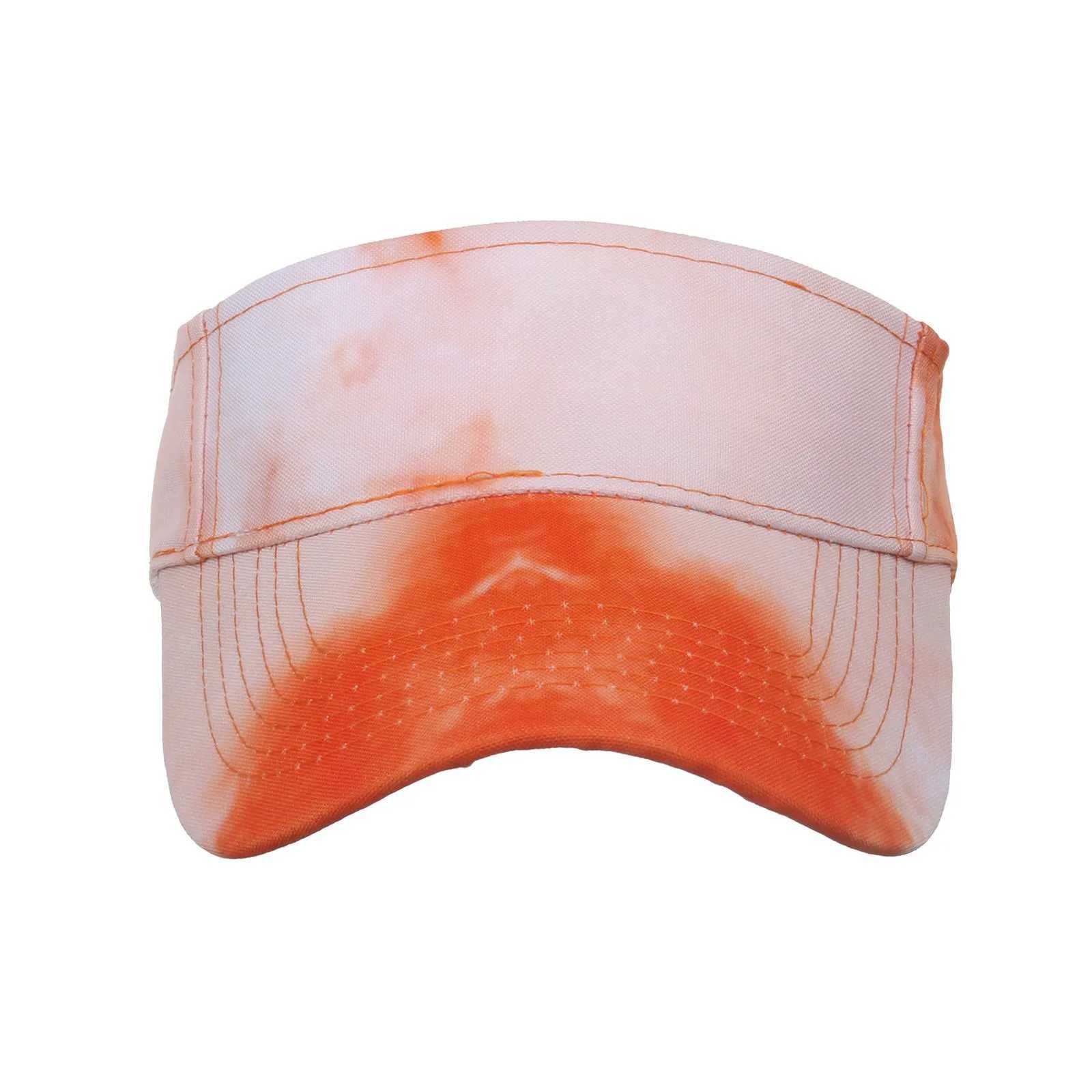 バイザーのボールキャップは女性のための染料の帽子を調整可能なサンハット野球帽ビーチヒップホップハットサンバイザー保護帽子24412