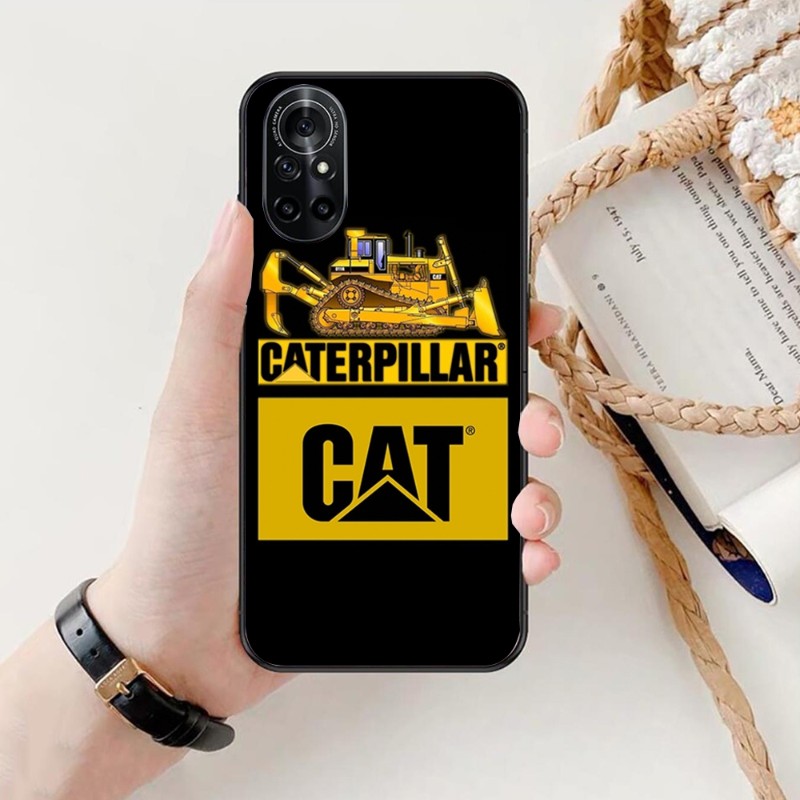 Cool C-Asspillars Cat Excavator Telefonfodral för Honor 70 50 20 7S X9 X8 X7 Magic 4 3 Pro Soft Black Phone Cover