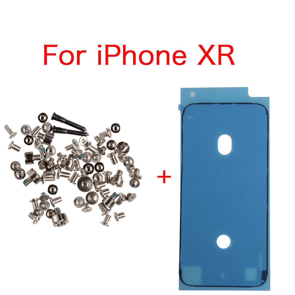 Full Set Screws With Waterproof Replacement For iPhone 7 8 Plus X XR XS 11 12 Mini Pro Max