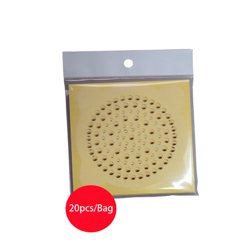 12X12CM Disposable Shower Drain Hair Catcher Cover Bathroom Sewer Sink Strainer Stopper Bathtubs Mesh Filter Sticker