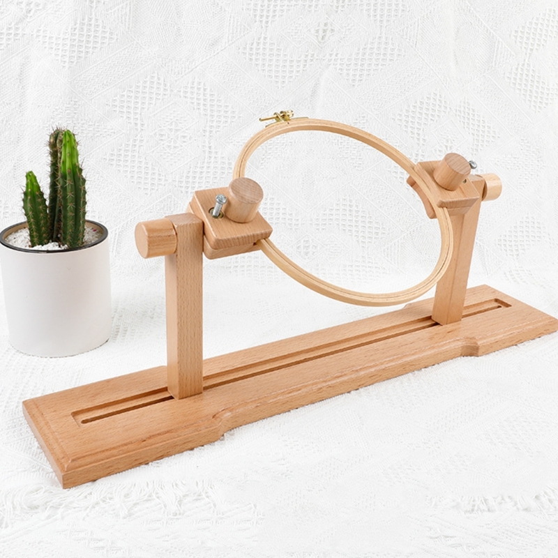 Rack de broderie à aiguille, cadres en bois pour les places de croix en bois de sage à aiguille en bois d'aiguille