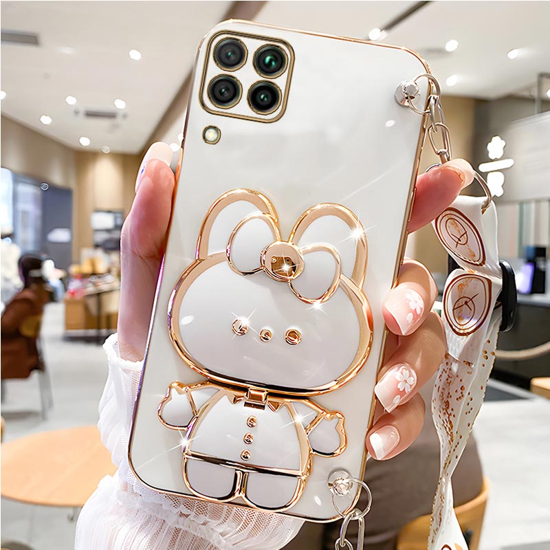 Mirror Crossbody Onsantino del cordino Case Huawei P30 P20 P40 Lite Pro Nova 3i 3E 4e 5 5i 8 7 6SE COPERCHIO STANT STATO Smart