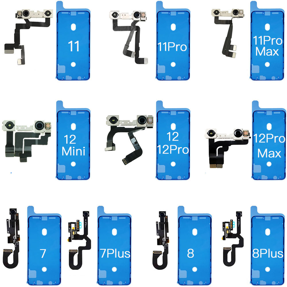 Front fotocamera rivolta rivolta al modulo lente trasmettitore Ricevitore Flex Cavo iPhone 7 8 Plus XR XS 11 12 Pro Max con impermeabile