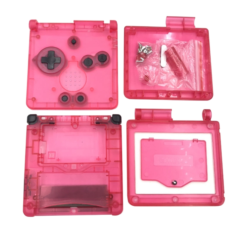 Vervangende transparante Clear Housing Shells Cases Repair onderdelenkit voor Gameboy Advance SP GBA SP Console