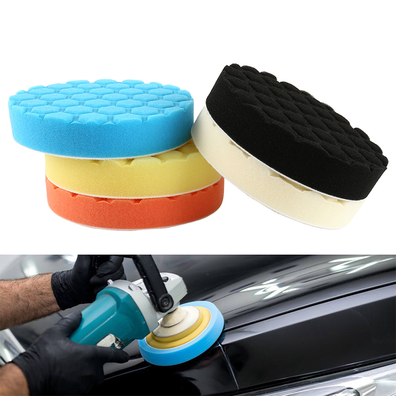 3/4/5/6/7 polegadas kit de polimento de carros kit de polimento de esponja limpa Buffing blocos de buffing sponge blocos para polir polidor de carro acessórios para ferramentas de ferramentas