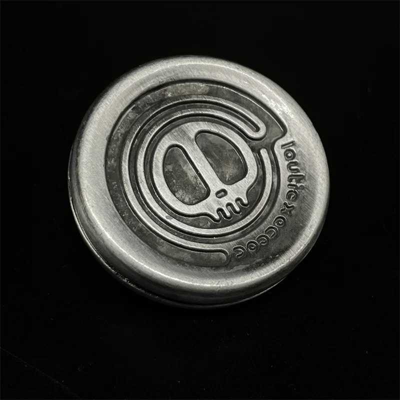 Dekompression Toy Devil Devil Milk Cap Magnetic Haptic Coins Fidget Toys EDC Metal Autism Sensory Toys ADHD Hand Spinner Angst Stress Relief Toys 240413