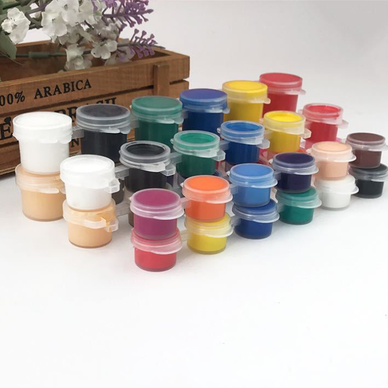 5 Strips 30/40 Pots Empty Paint Strips 2-10ml Mini Painting Box Crafts Arts Storage Container Pigment Dispenser Drawing Supplie