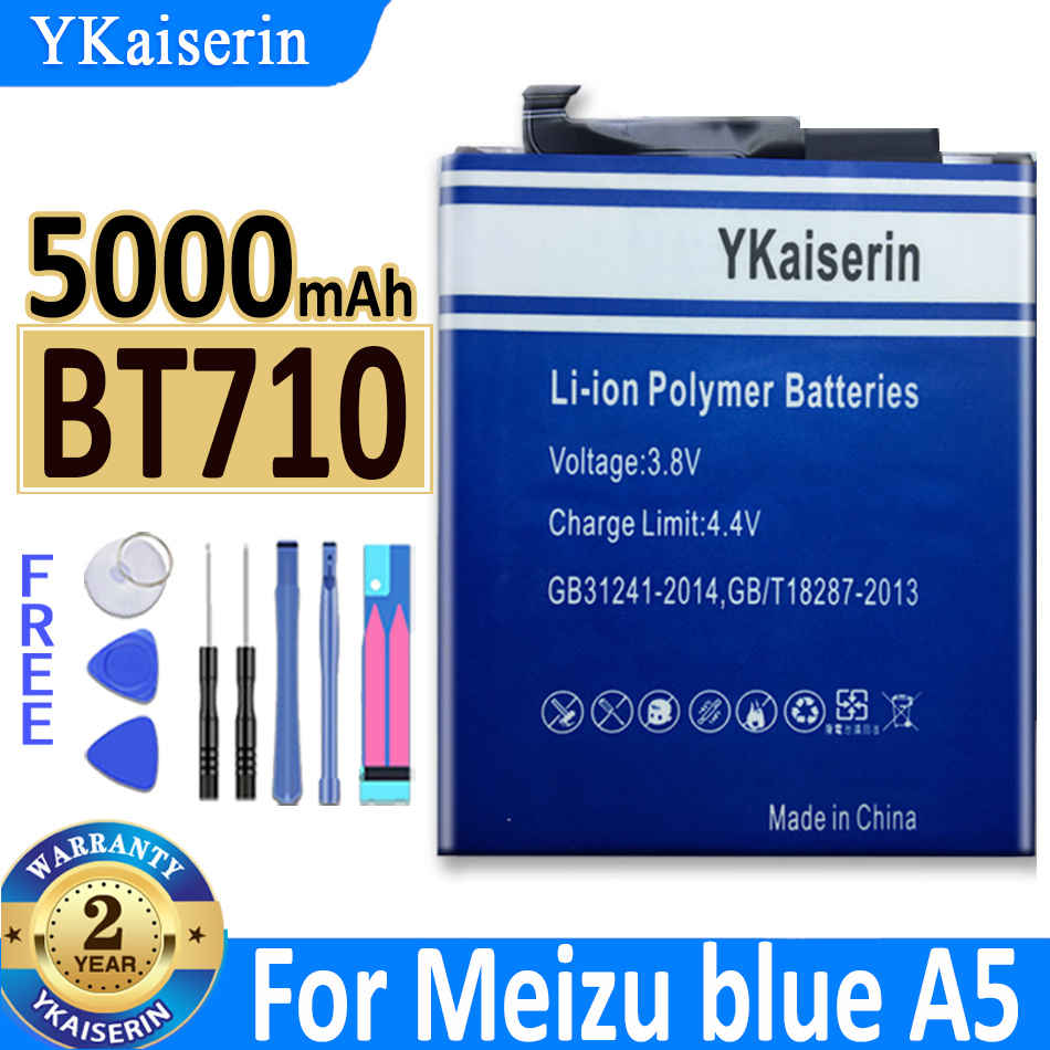 YKaiserin Battery For Meizu Note 5 6/M5 M3 Note/5S M5s/M3s/M3S mini/M6s/S6/M8c/V8 Pro/Pro 7/Pro 7 Plus/X8/16/16th/16s/16X/U10