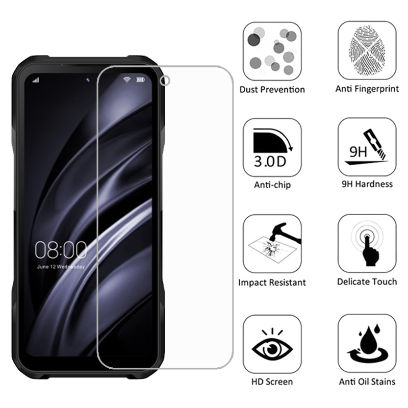 2-Temperiertes Glas für Doogee V20 Pro Screen Protector Film Schutzglas für Cristal Doogee V20 V 20 V20pro 6.43 