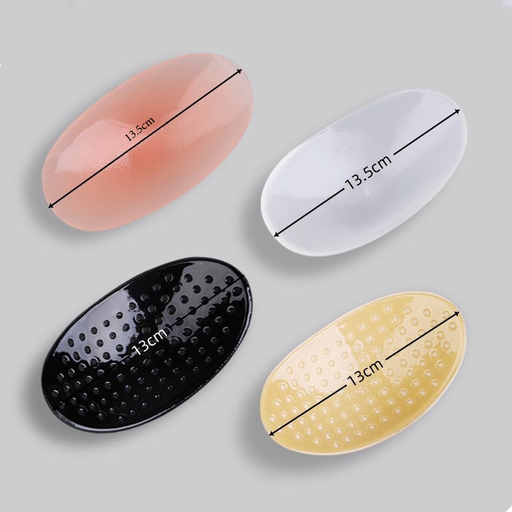 Épaule invisible des femmes Universal Soft Anti-Slip Silicone Push-up Push-Up Pad-Up Reutilisable Amplaceur de recouvrement