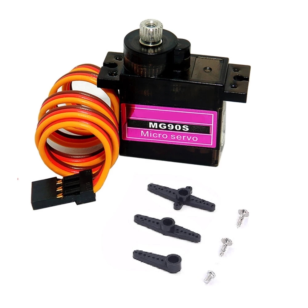 1/10/20MG90S All metal gear Digital 9g Servo SG90 For Rc Helicopter Plane Boat Car MG90 9G Trex 450 RC Robot Helicopter