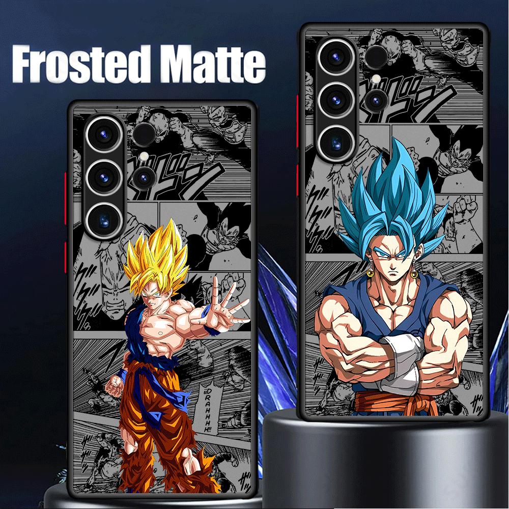 Samsung Galaxy Note 20 Ultra S23 S22 Ultra 5G Note 10 Plus Matte Shockproof Armour Coverのドラゴンボール電話ケース