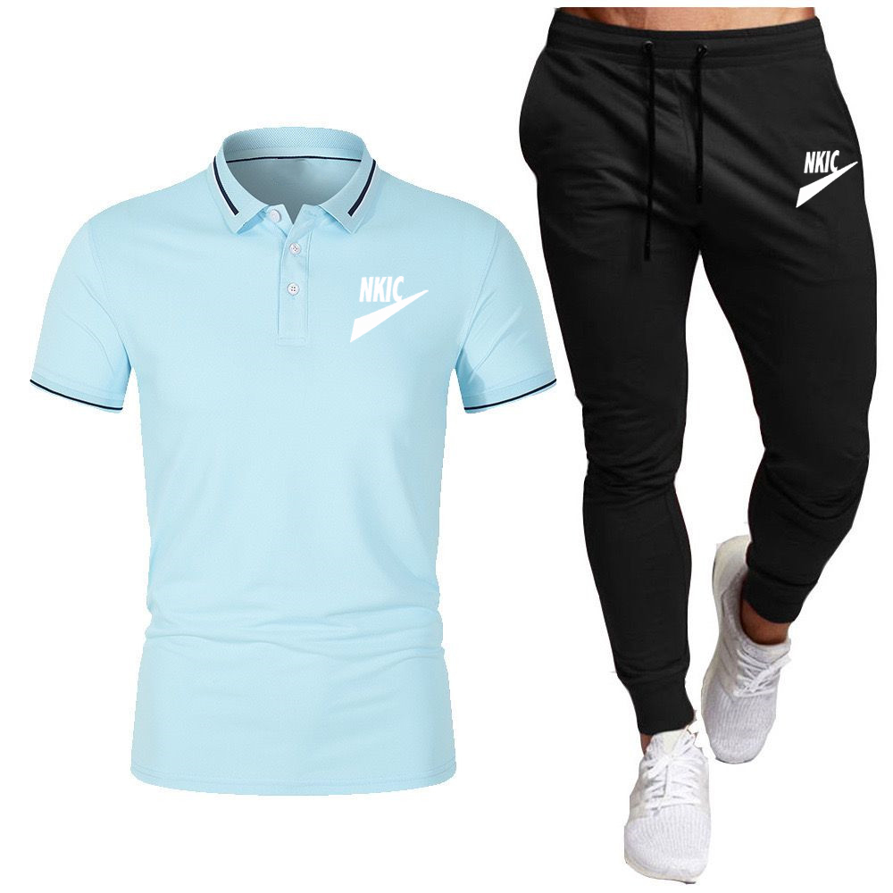 Ensembles de course pour hommes Summer Sportswear Gym Fitness costumes T-shirts secs rapides Drys Sports Vêtements d'entraînement Sport Tracksuis de sport