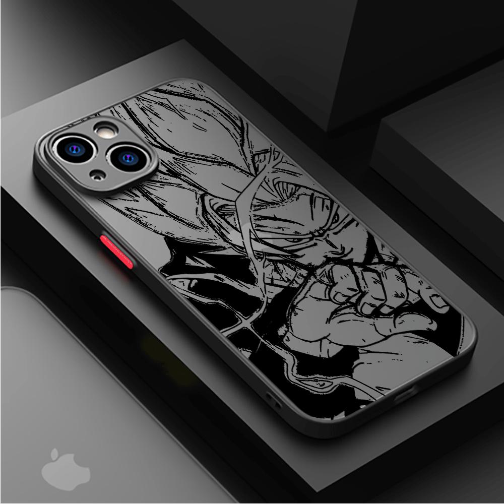 Custodia telefono D-Dragons anime Apple iPhone 13 14 Plus 15 Pro Max 11 Pro 12 Mini XR 8 SE 7 6S XS MAX MATTE SCHOCHEPOUT