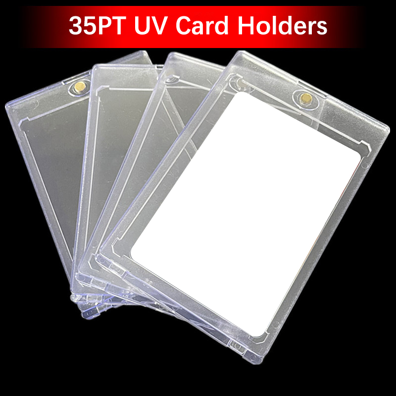 Acrylique Clear protecteur Strong Magnetic 35pt UV Cartes UV Gamis Trading Carte Folder Sleeves Kids Toys Gift