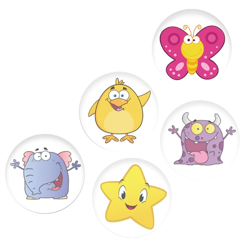 C5AA Potty Training Stickers Toilet Targets Sticker Reusable Potty Targets for Kid