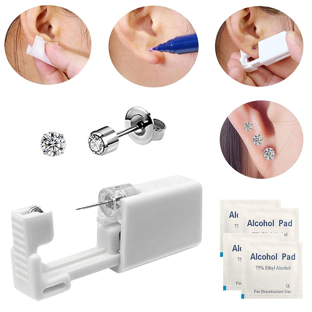 20/10/5 pezzi di sicurezza piercing piercing pistola sterilizzata piercer il naso accessori piercing del corpo labbra