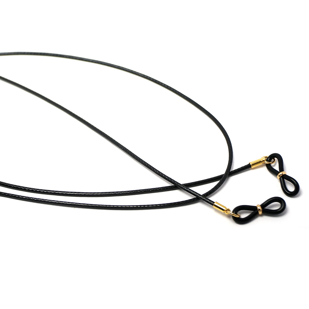 Chaîne de spectacles à polyester doux, sangle de spectacle de 1,5 mm, chaîne de corde en caoutchouc, porte-lunettes faites à la main, corde de chaîne de soleil