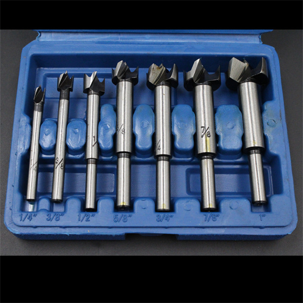 CounterSink Drill Bit Set High Speed ​​Steel för träfasning Boring Woodworking Tool Carpentry Reamer Counterbore Hole Cut