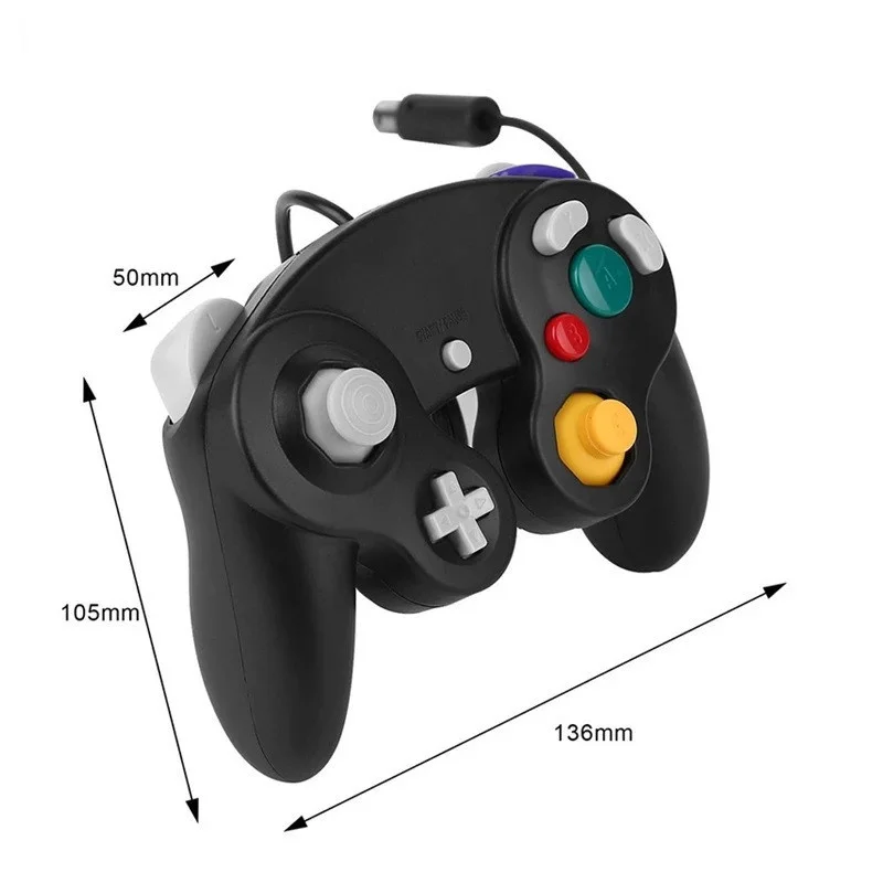 GamePads Classic Wired Switch Game Controller Gamepad Joystick Remote para NGC GameCube Consoles Controlador de jogo