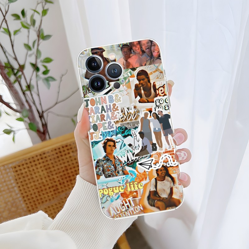 Adventure TV -serie Outer Banks Phone Case voor iPhone 13 Pro Max 14 Mini 11 12 X XS XR 6 15 8 7 Plus transparante achteromslag