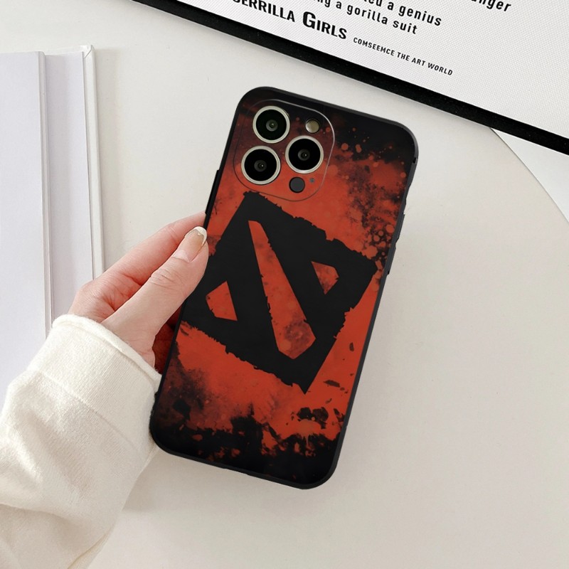 Jeu Dota 2 Case de téléphone pour iPhone 12promax 11 13 14 Pro Xs Max Mini xr x 7 8 6 6s Plus Fundas Cover