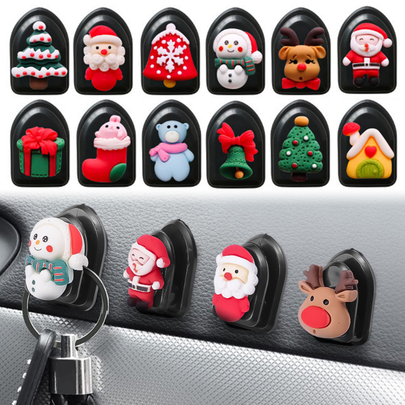 Ganci auto Memorizzazione organizzatore la portata delle chiavi cuffie USB Clip di fissaggio ganci da parete autoadesivo