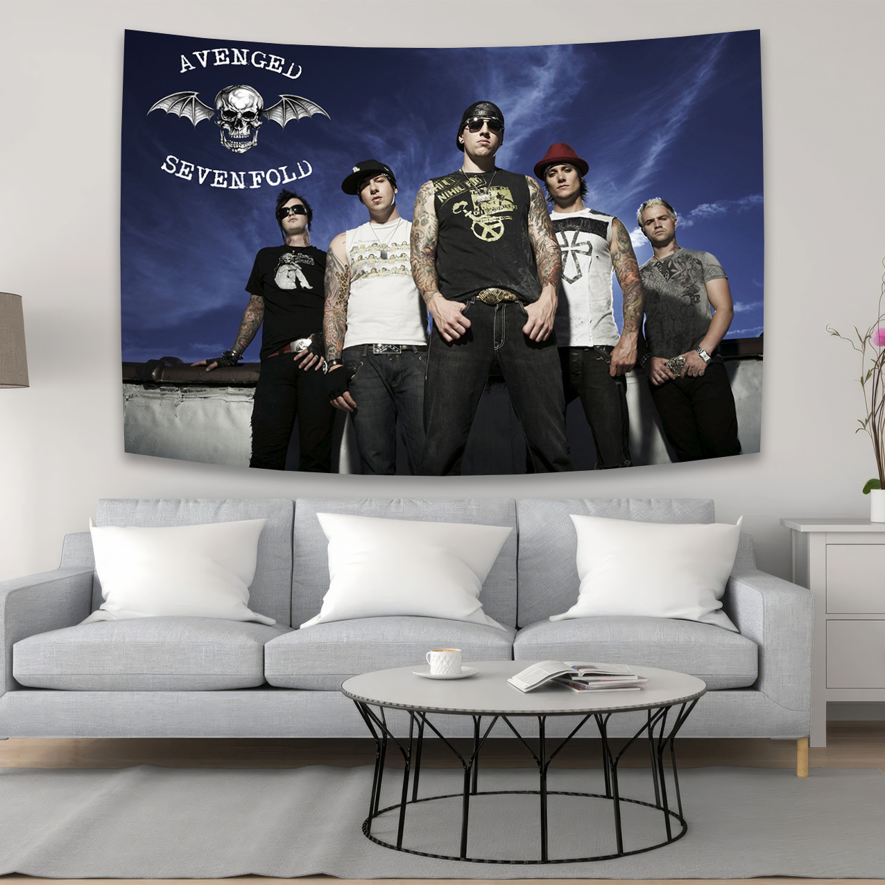 American Alternative Metal Band Avenged Sevenfolds Tapestry Flag Bohemian Hippie Wall Art Deco Bedroom Tapestry