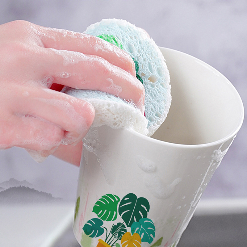 kawaii cuscinetti pulp in legno con corda piatti da fiore simpatici vasi la pulizia della casa la pulizia della casa