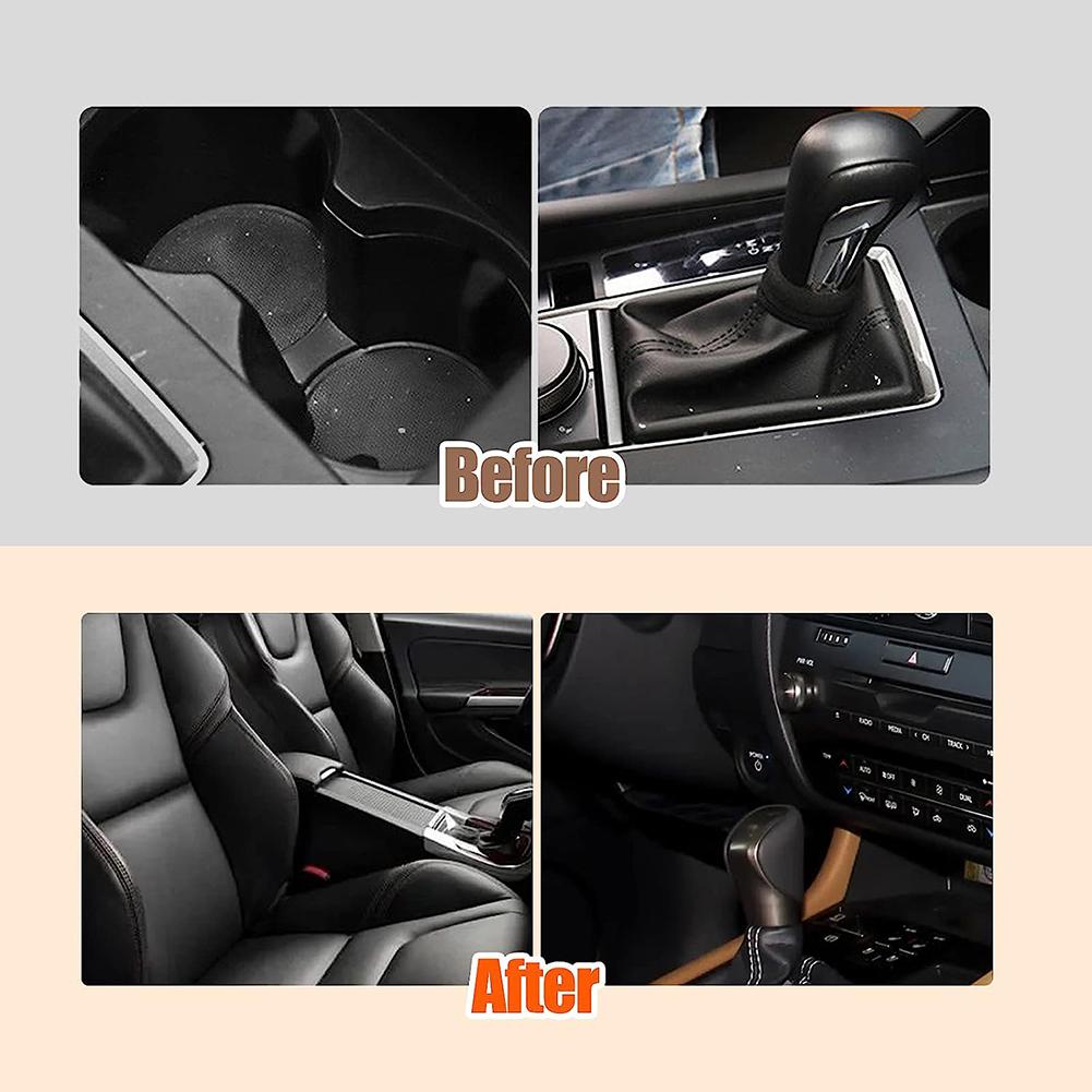 Car Detailing Brushes Auto Interior Soft Hair Brush Curved Design Dust Clean Brushes Collectors For Engine Dashboard