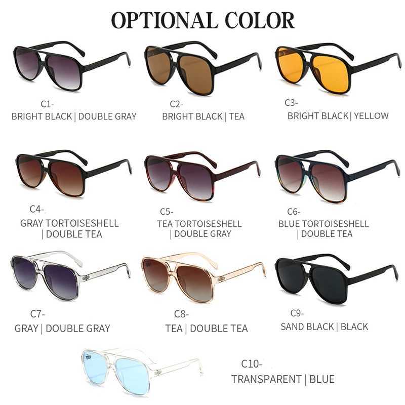 Solglasögon Ruobo Classic Brand Polariserade solglasögon för män Kvinnor Vintage Oval Frame Goggle Driving Night Vision Eyewear UV400 GAFAS DE SOL 240412