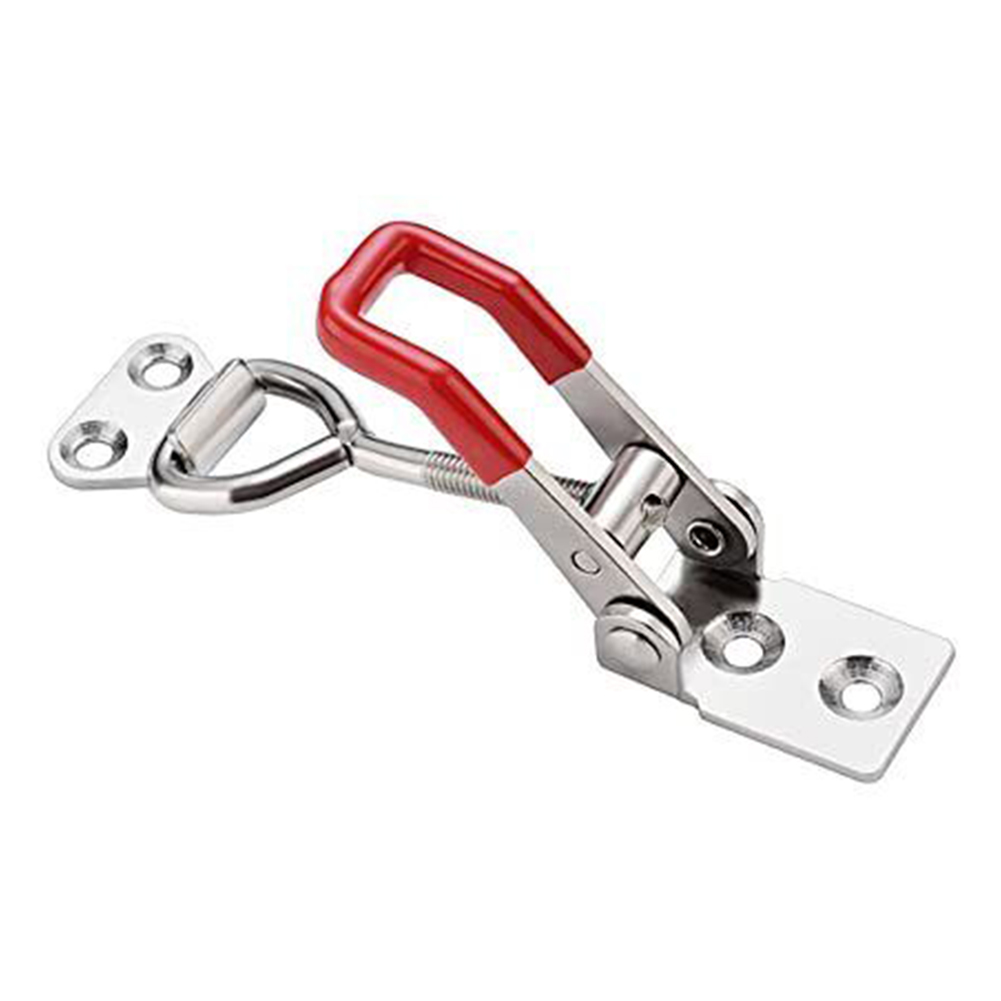 GH-4001 Adjustable Toggle Clamp 100KG/220lbs Holding Capacity Door Bolt Type Fixture Quick Clamp For Doors Household