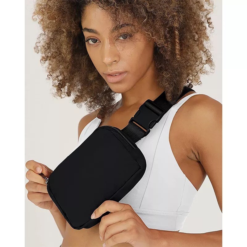 Yoga -tas overal riemtas Fanny Pack Classic Bum Chest Bumbag Nylon Women Men Men Shoulder Crossbody Taille Bags Belt Bag