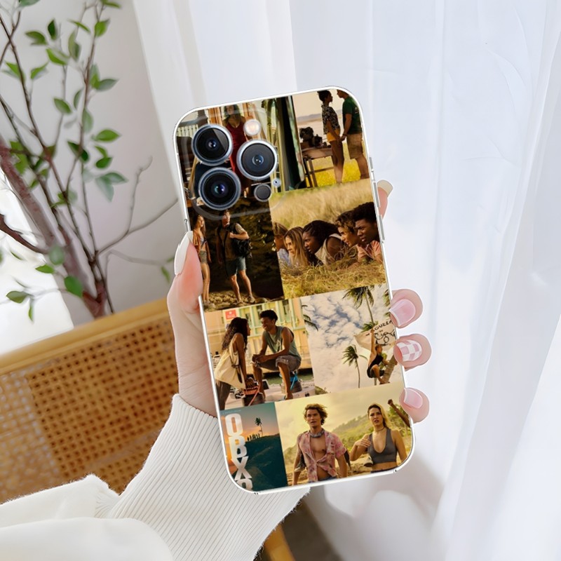 Adventure TV -serie Outer Banks Phone Case voor iPhone 13 Pro Max 14 Mini 11 12 X XS XR 6 15 8 7 Plus transparante achteromslag