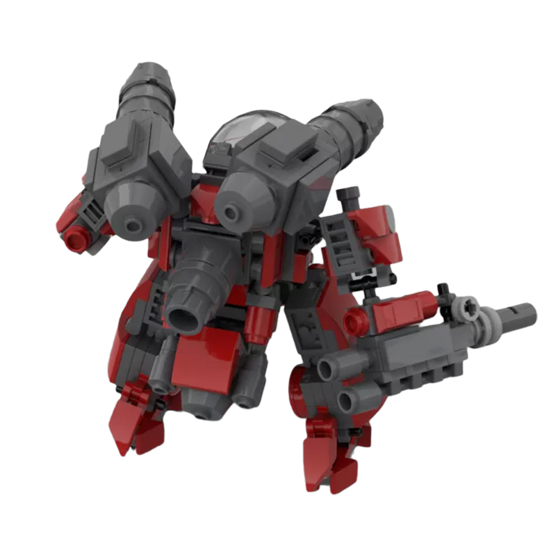 Buildmoc Squad AF-02 War Machine Mecha Building Building Buildings High Tech Combat Robot Bricks Toys Baby Birthday Regalo di Natale