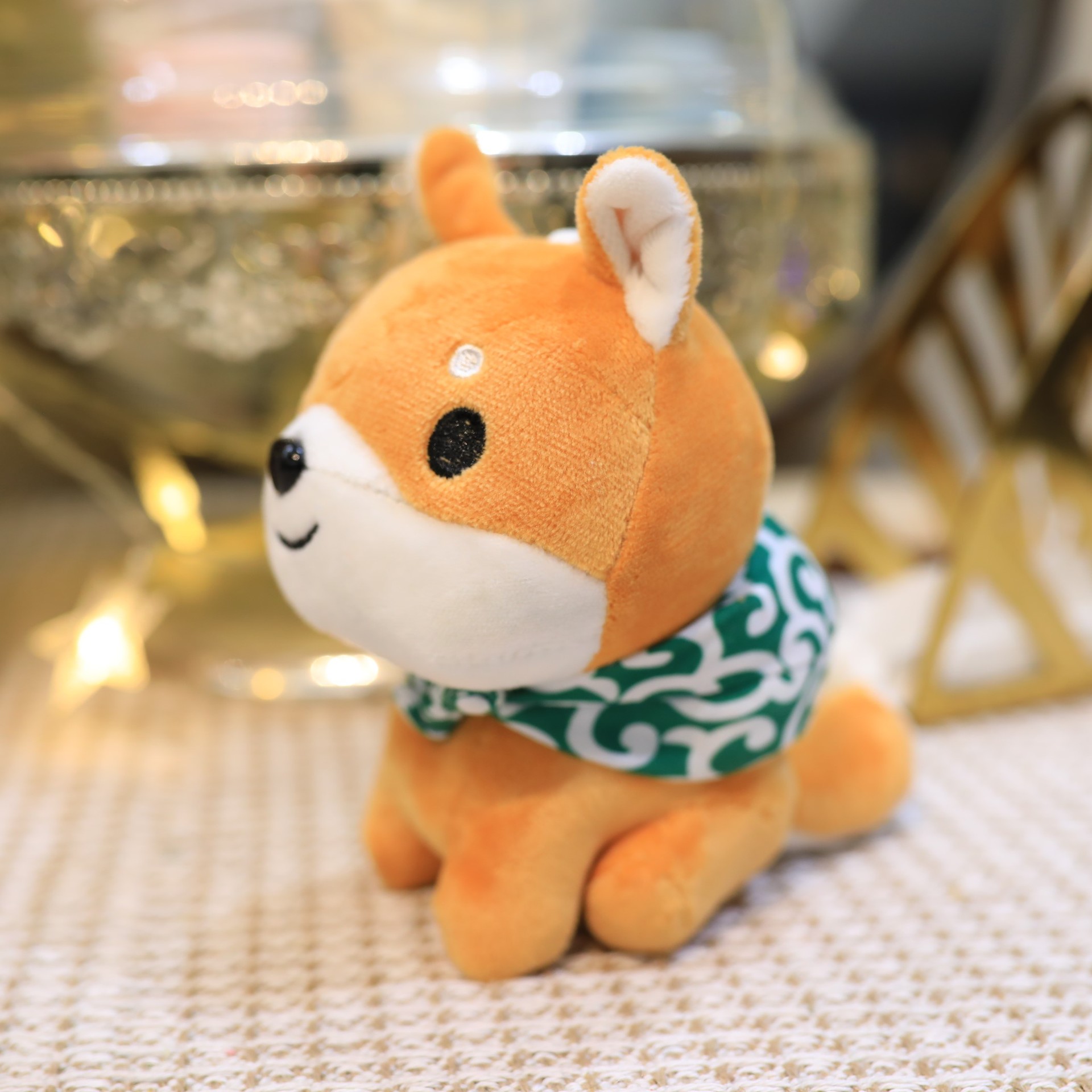 Creative novo cão shiba cães de 4 polegadas 12 cm de boneca boneca boneca de pelúcia pingente pingente de pingente boneca boneca de presente