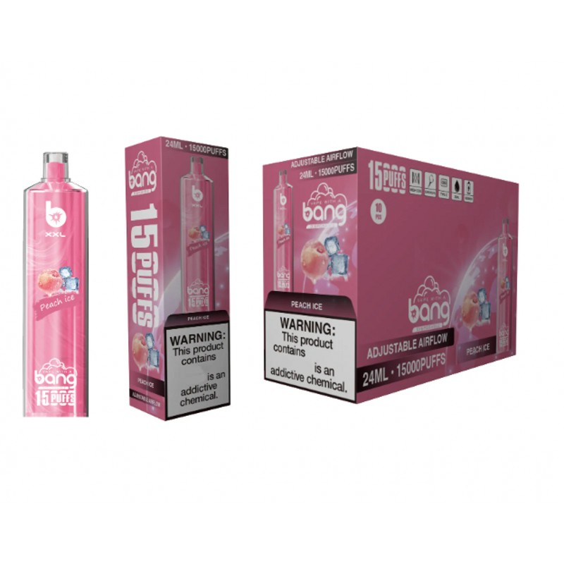 Bang d'origine xxl Hookah 15000 Vape jetable 25 ml Bobine de vape de vape pré-remplie SHISHA BAR STYLE DÉTACKABLE DÉPECONNABLE DE POD AIR AIR BOODABLABLE DE LA POD AI