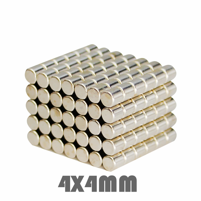 4x4 mm Magnet Super starker Neodym Magnet Seltenerde Magnet für Handwerk N35 Kleine runde Magnetmagnetscheibe 4*4 mm