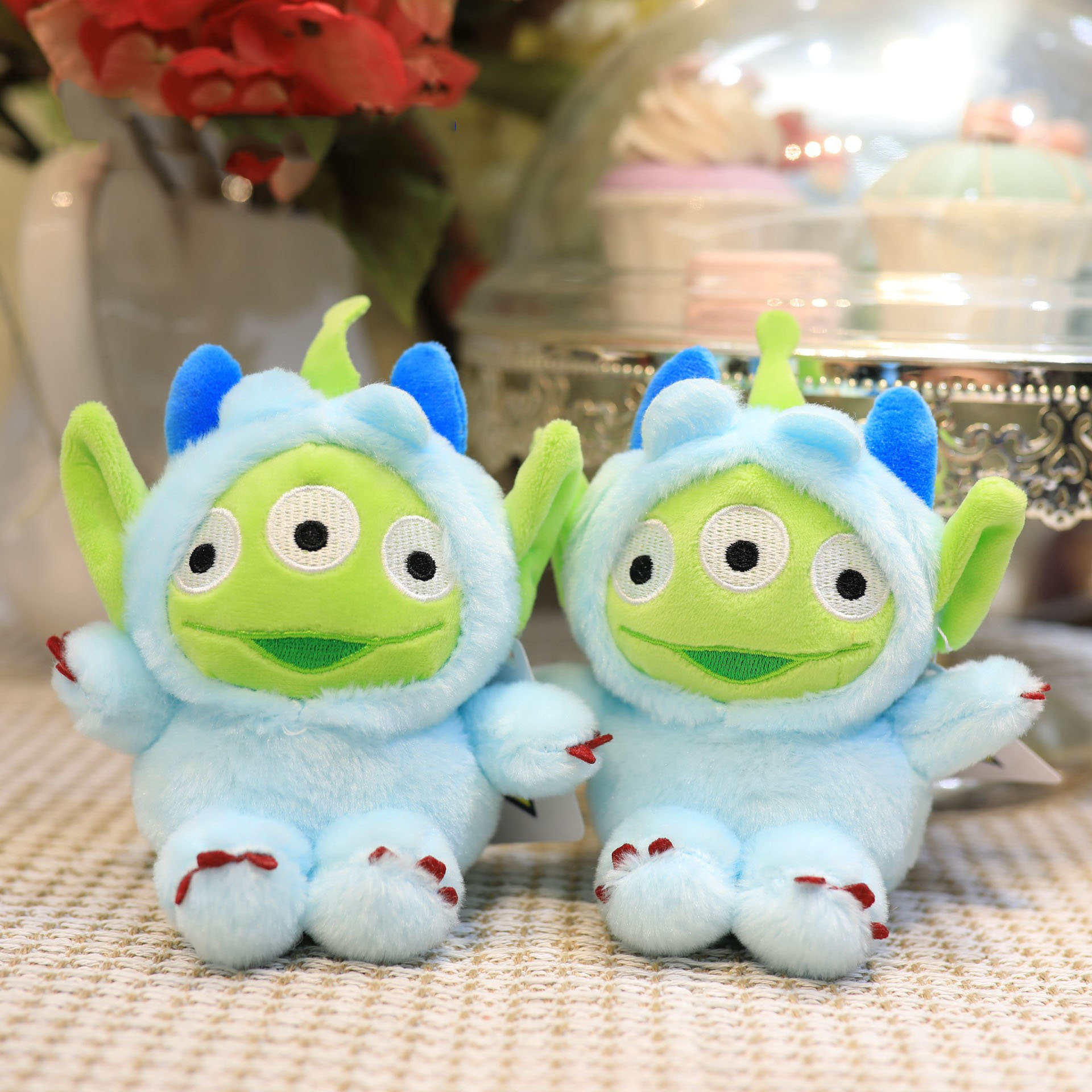 Pop -up sevimli 10 cm bebek makinesi kapmak bebek peluş oyuncak küçük kolye çift bebek küçük hediye bebek çanta kolye