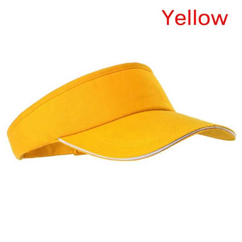 Visors brede rand hoeden emmer verstelbare unisex mannen vrouwen gewoon zon vizier sport tennis ademende cap hoed 240413