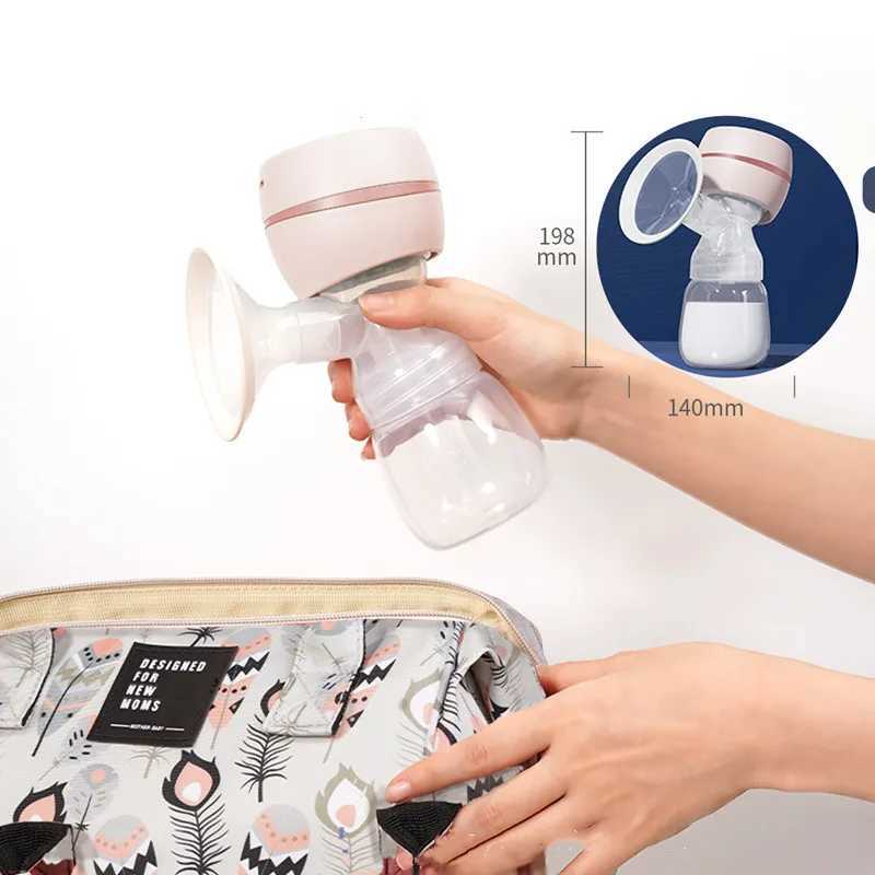 Breastpumps Electric breast pump intelligent all-in-one automatic breast pump breast massager silent breast pump breast milk milking bottle 240413