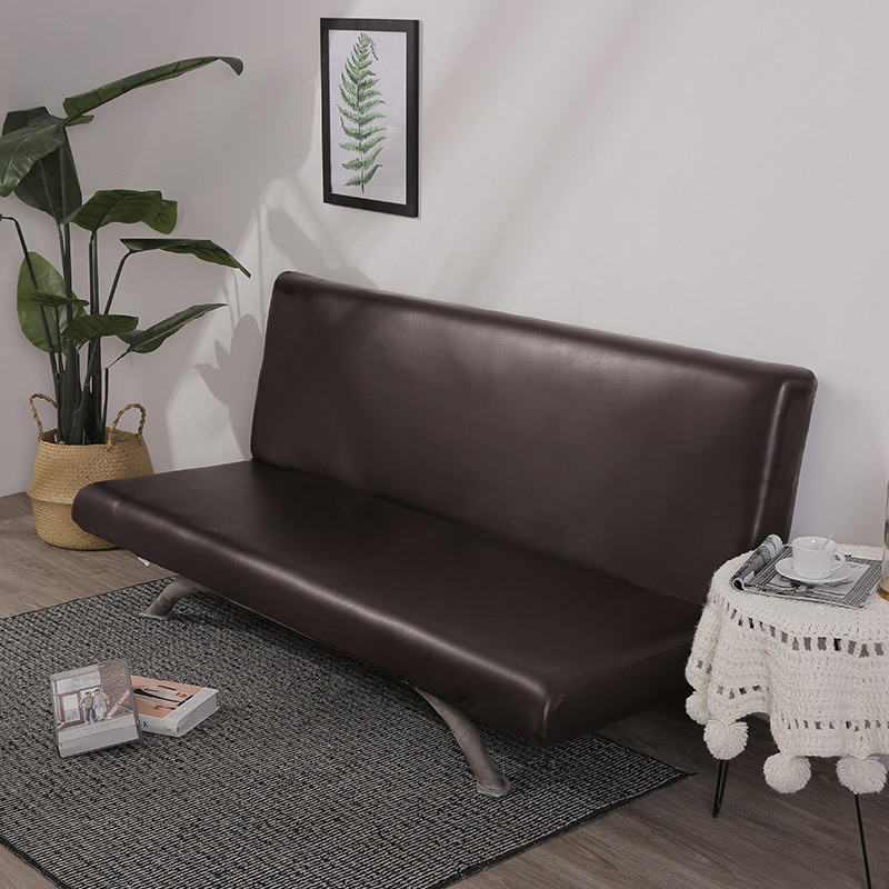 Pu en cuir de canapé-lit Couvre sans accouver housse élastique élastique pliant pliant tout compris de canapé mobilier de meubles pour animaux de compagnie Protecteur