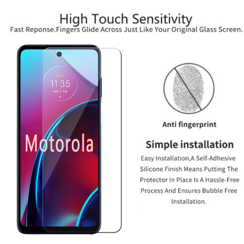 2-Screen Glass pour Motorola Moto G22 G10 G100 G20 G200 G30 G31 G40 G41 G50 G51 G61 G60 G60S G71 G8 G9 Power Play Cover Film Film