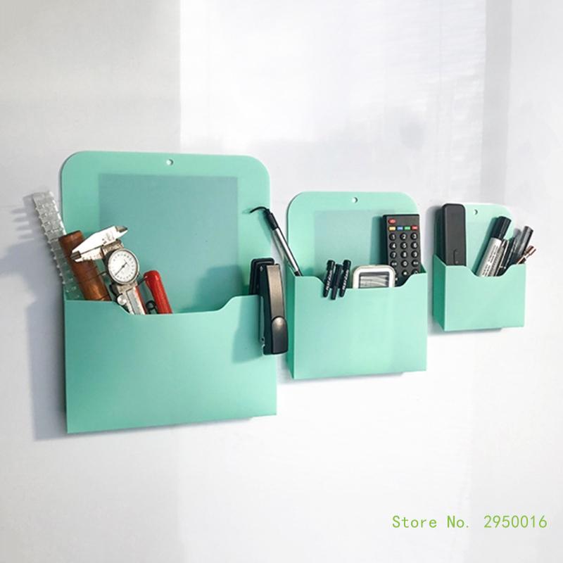 Tableau de fichier de murs magnétique à tableau blanc récipient de racks de rangement de rangement facile à nettoyer pour le tableau blanc et les surfaces métalliques