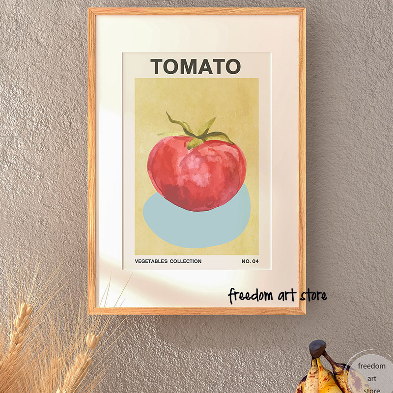 Mutfak Yemekleri Sebze Kuşkonmaz Tost Brunch Mango Meyve Sanat Poster Tuval Boyama Duvar Baskı Resim Oda Cafe Ev Dekor