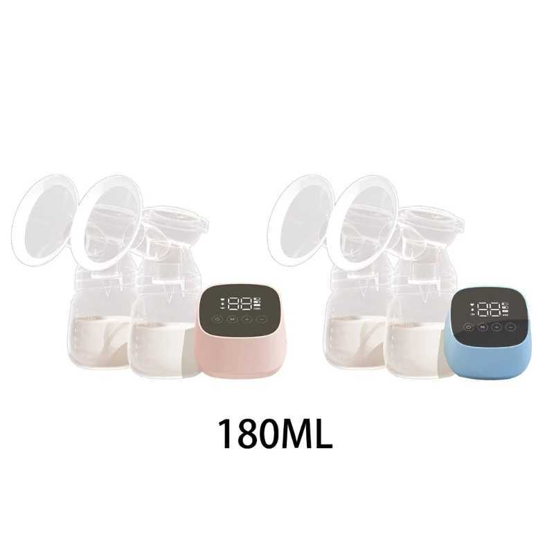 Breastpumps 2024 New Portable Electric Breast Pump Painless Double Breast Pump Strong Suction Power Breastfeeding Breastpump Silent Operatio 240413